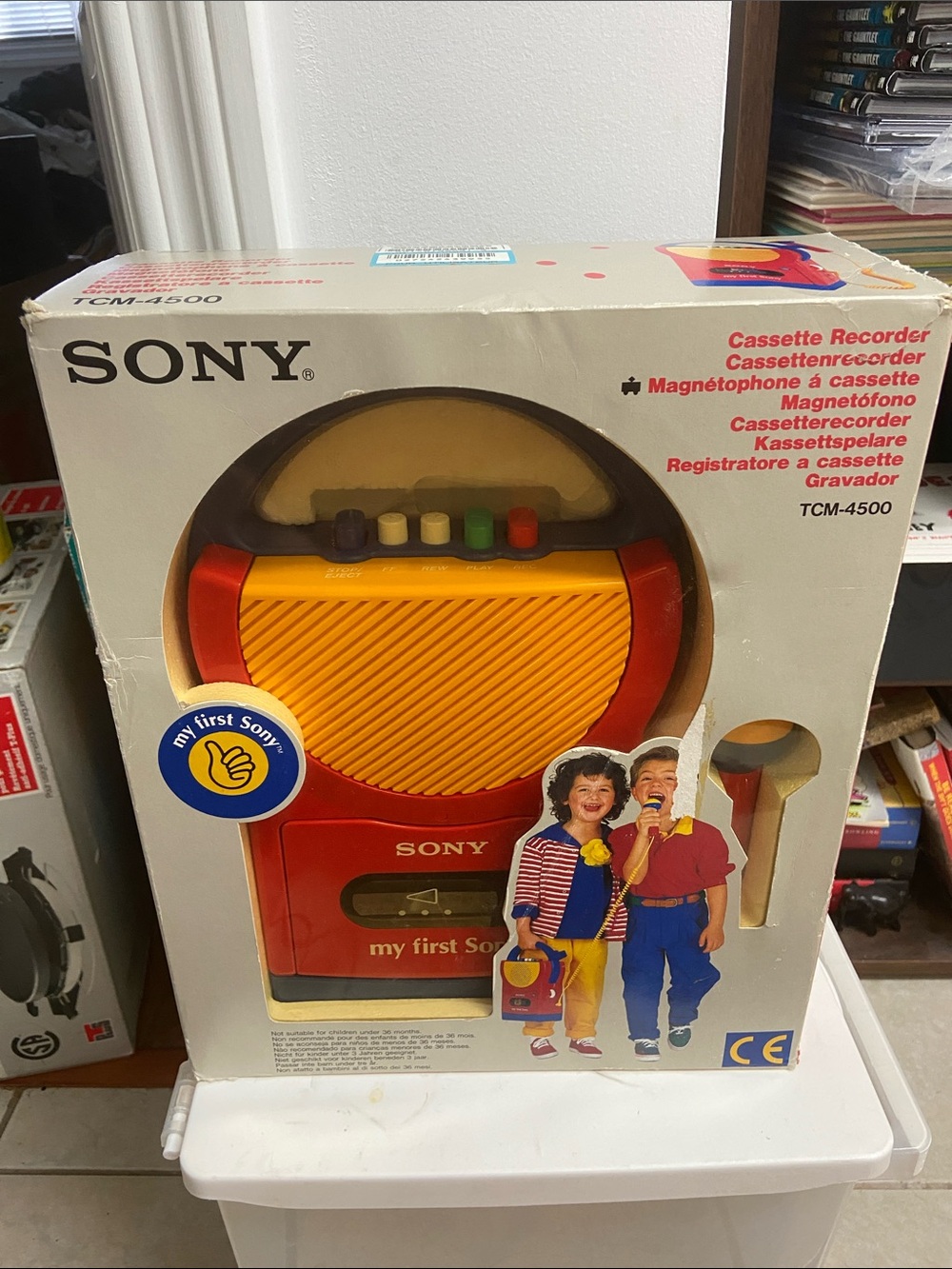 Sony Kids Cassette Recorder - Red, Yellow & Green Buttons